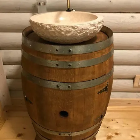 Wellness Huette Am Zwenkauer Bei Leipzig Tatil Evi *