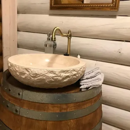 Tatil Evi Wellness Huette Am Zwenkauer Bei Leipzig *